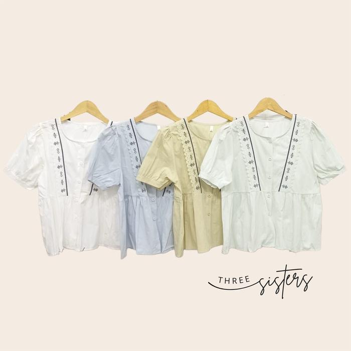 [3sisters] Ceria Ruffle Blouse
