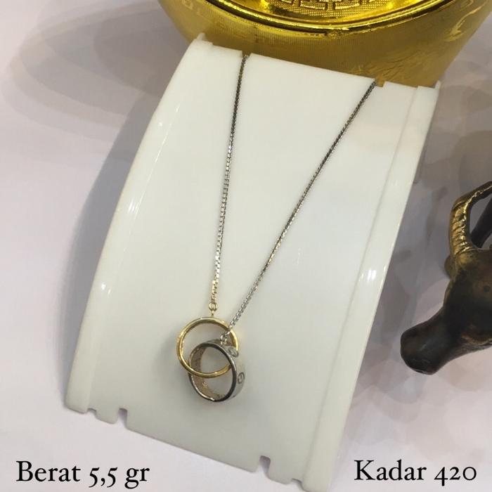 Kalung emas dewasa liontin komb /kadar 420