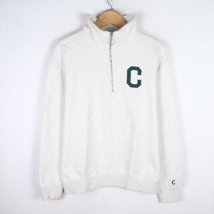 CREWNECK COVERNAT HALFZIP SWEATER CN84 SIZE M