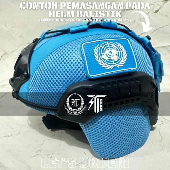 Tactical Store Indonesia ® Cover Helm Kuping Panjang Pendek BIRU UN - Cover Helm Balistik / Tactical