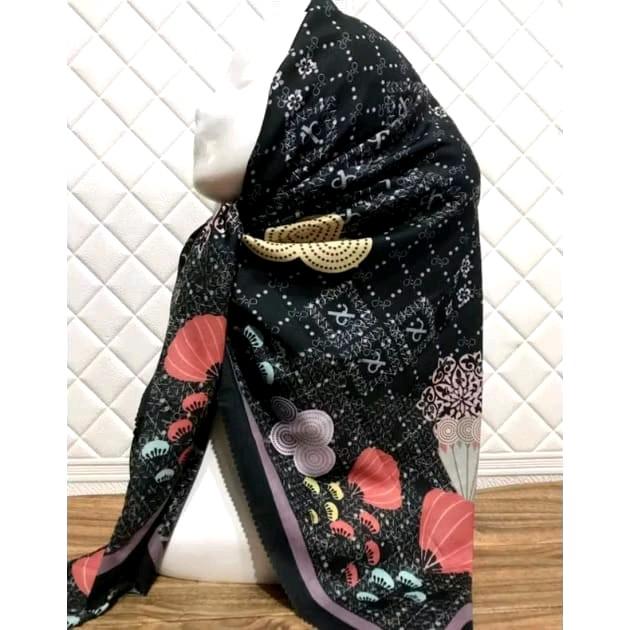 KERUDUNG SEGI EMPAT MOTIF JP SERIES LEA CICI TIUNG/HIJAB VOAL KATUN SUBLIME CANTIK/JILBAB REALPICT