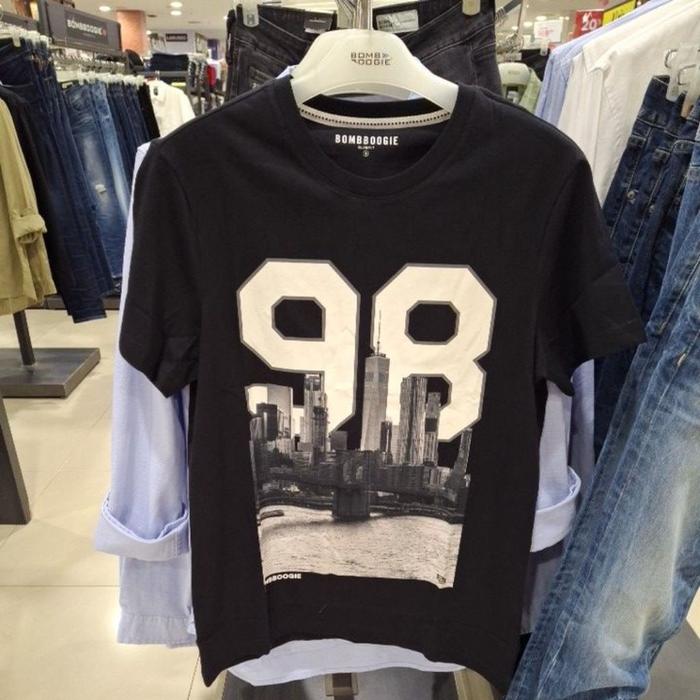 [COD]Bombboogie Kaos Pria Slimfit Katun S-XL