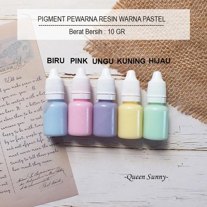 PIGMENT PEWARNA RESIN WARNA PASTEL / CAT RESIN 10 GRAM