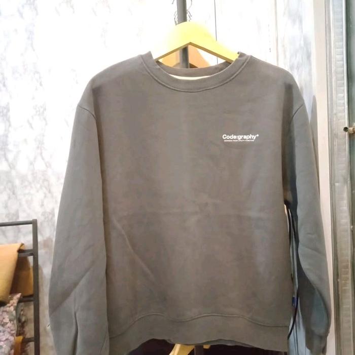 Codegraphy Hoodie Oversize Unisex Pria Dan Wanita Fleece Santai Nyaman Distro Motif