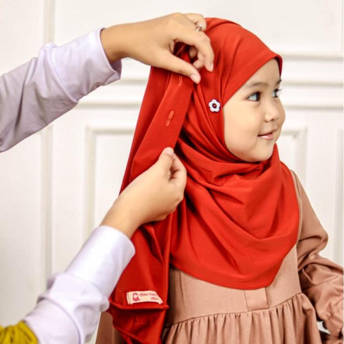 Pashmina Instan Kancing - Pashmina Instan - Pashmina Anak