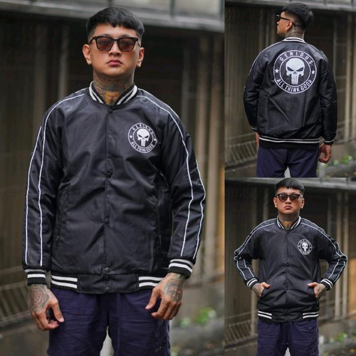 Jaket Bomber Paiping Funiser 100% Original Genious Scott Puma Furing Pedding Waterproof Pria Wanita 