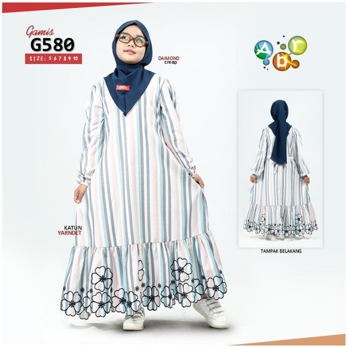 Gamis Anak Ghina - Rekomendasi Gamis Anak Perempuan - Terbaru - Fashion Muslim - Gamis Murah
