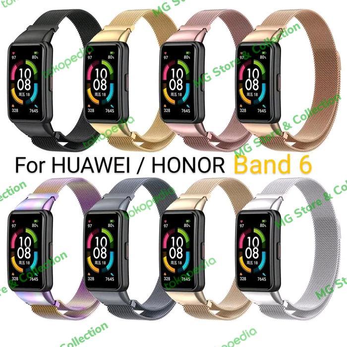 Strap Milanese Magnetic for Huawei Band 6 / Honor Band 6
