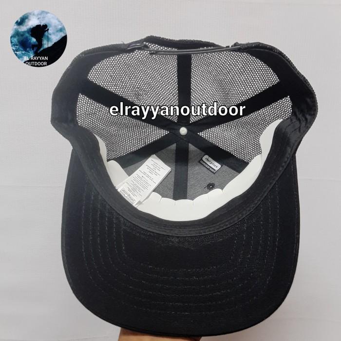 DESKON! PATAGONIA FITZ ROY BEAR TRUCKER HAT BLACK ORIGINAL