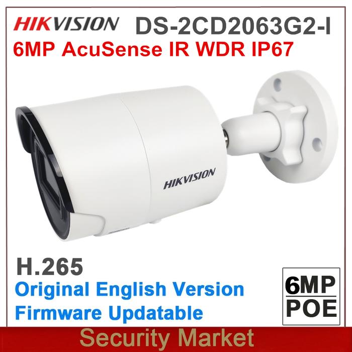 Original Hikvision International DS-2CD2063G2-I 6Mp And