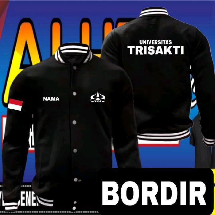 jaket bordir universitas Trisakti Jaket universitas Trisakti Jaket baseball universitas Trisakti Jak