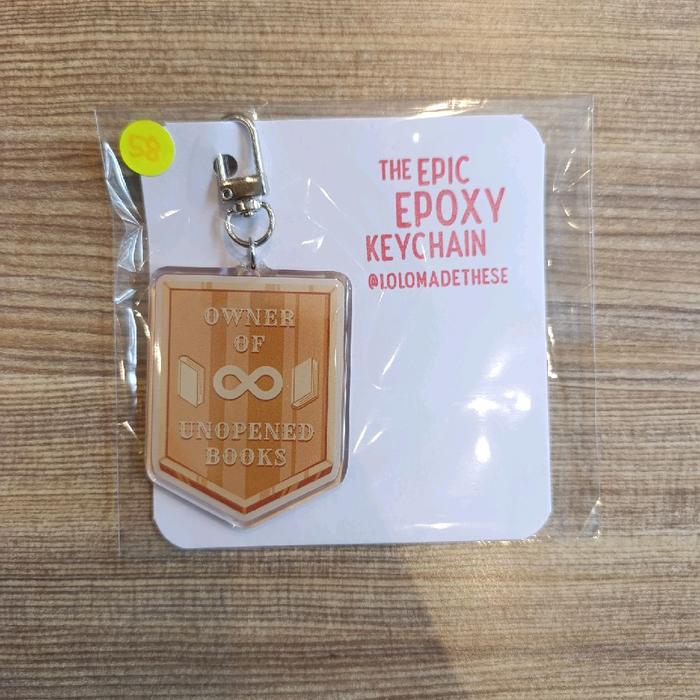 The Epic Epoxy Keychain by Lolomadethese