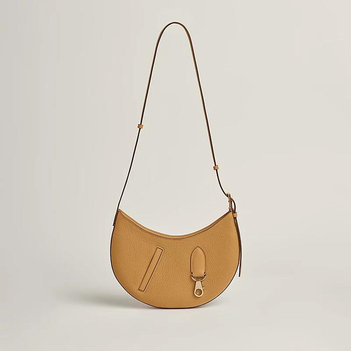 Tas Premium Wanita,Tas messenger,HERMES,P'tit Arcon Shoulder Bag,orange