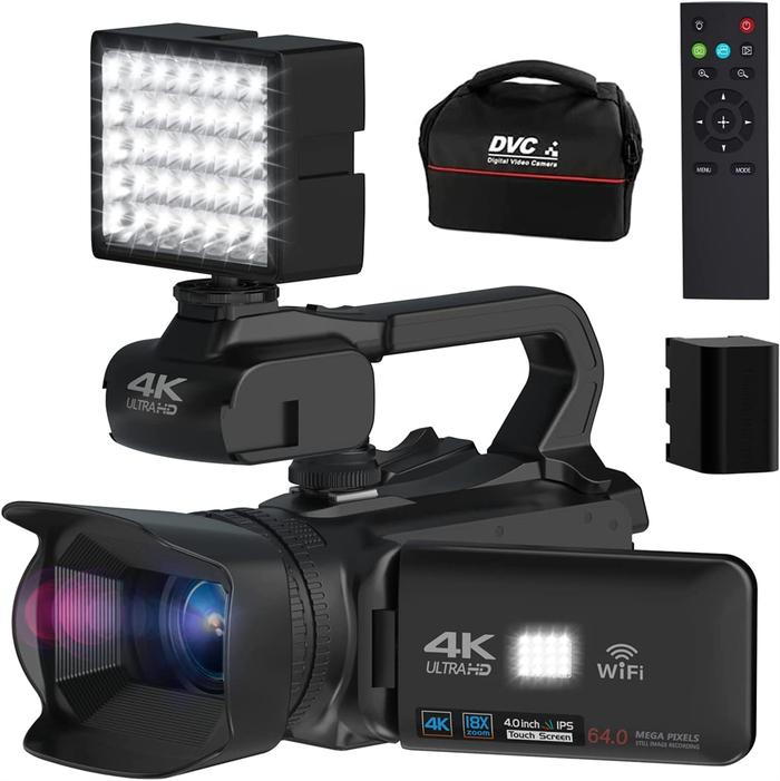 18X Zoom 4K Camcorder Digital Camera For Photography Youtube Live