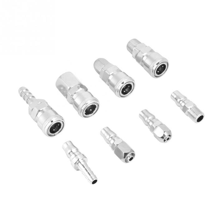 8 Buah 38 Set Konektor Soket Plug Rilis Fitting Cepat Pneumatik untuk