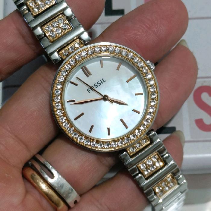 jam wanita fossil BQ3337 original bekas bagus normal semua siap pakai