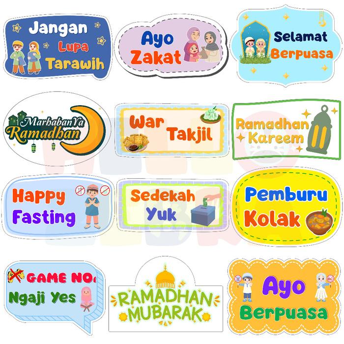 Safitiri Properti Photobooth Ramadhan Lebaran Puasa | Props Photobooth Ramadhan Lebaran Puasa | Prop