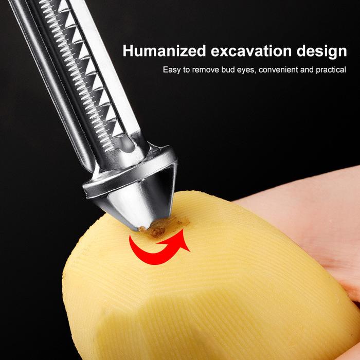 Multifungsi Peeler Knife / Peeler Stainless Pengupas Buah Sayuran / Peeler Knife Stainless