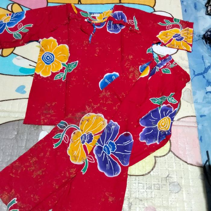 cp batik batik indra ukuran ABG celana panjang