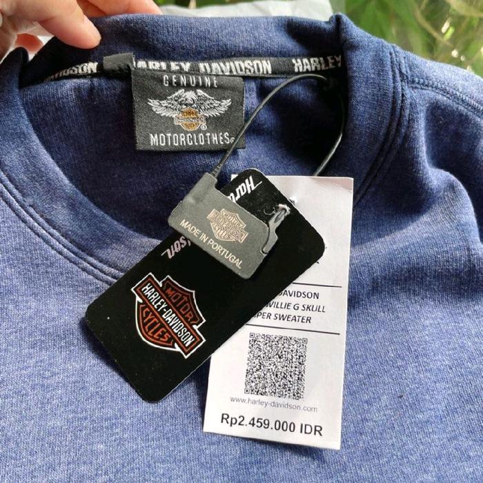 Baru & Murah! Sweater Jaket Harley Davidson Official BNWT size L fit XL no moge bmw gs ducati triump