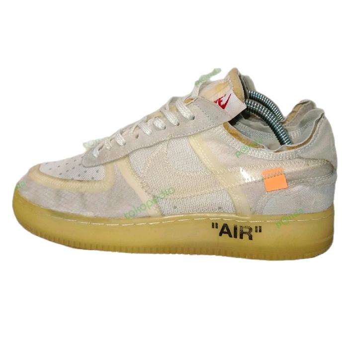 Sepatu sneakers casual Nike offwhite af1