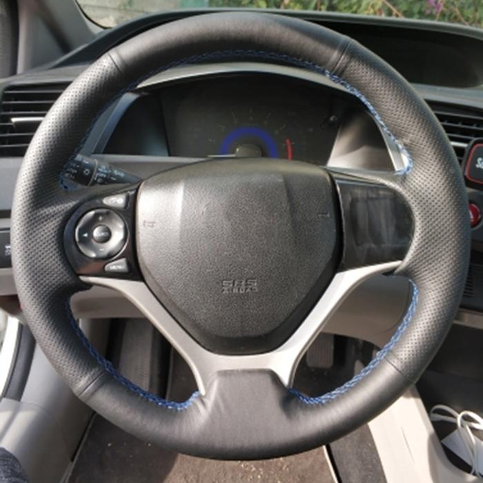 DIY Custom Original Car Steering Wheel Cover For Honda Civic Civic 9