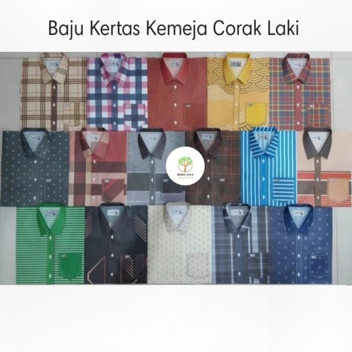 N㊚3R BAJU KEMEJA CORAK LAKI PREMIUM SEMBAHYANG CHENG BENG / LELUHUR W✔B5