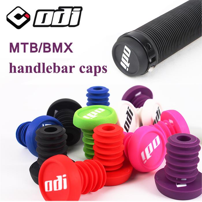 ODI Bicycle Handlebar Plugs Mtb Lock On Grips Bar End Road Mountain Bike Silicone Handlebar End Cap 