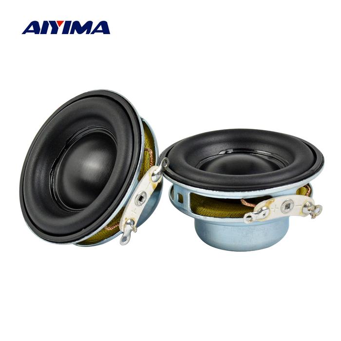 AIYIMA 2Pcs Mini Portable Speakers 40MM 4 Ohm 5W Full Range Speaker
