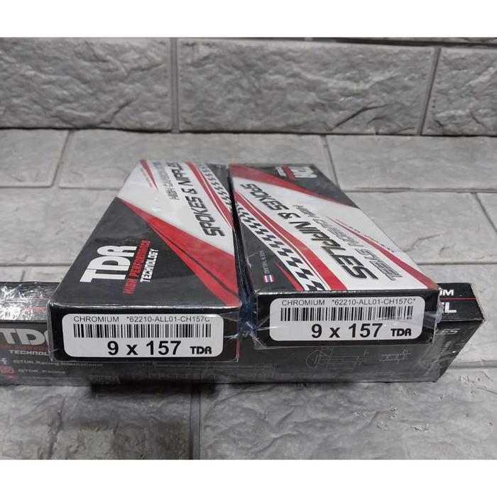 new jari-jari tdr sepaket depan belakang tdr ring velg 17/khusus velg 17 tdr original all motor