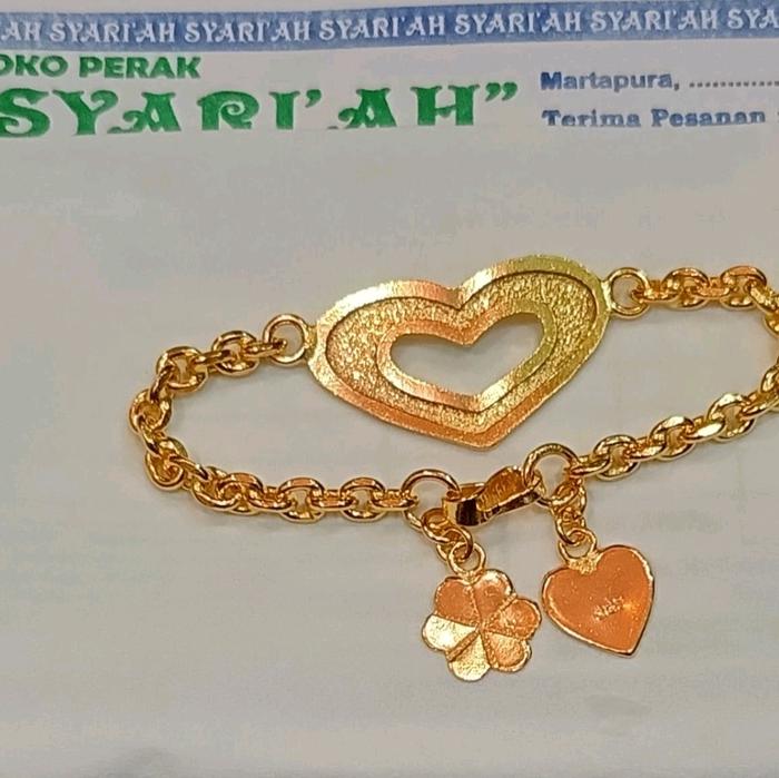 GELANG terbaru lapis emas 999