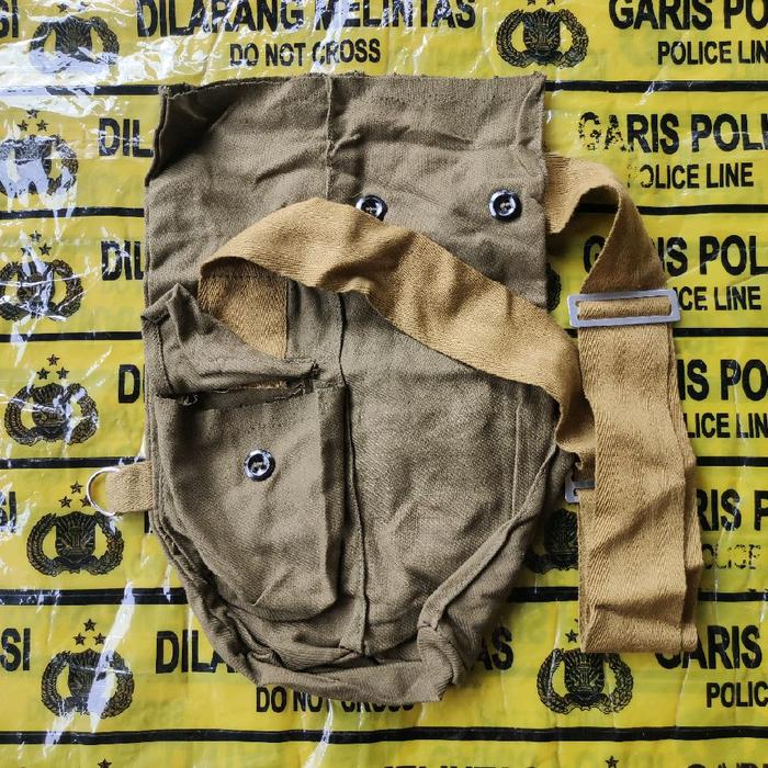 Soviet GP5 Gas Mask Bag Original Cocok Untuk Kegiatan Outdoor Memancing Reenactment