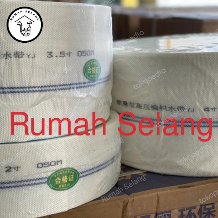 Selang Layflat Tremi 6 Inch Roll /Selang Suny Hose Rajut Benang 6 Inci