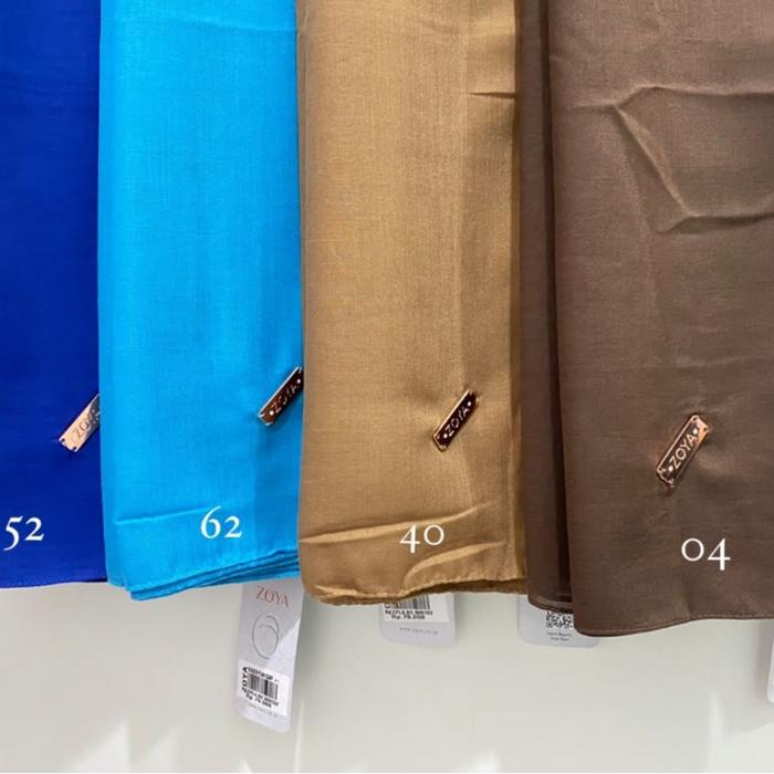 BENAZIR SCARF ZOYA - SEGI EMPAT POLOS ZOYA - VOAL