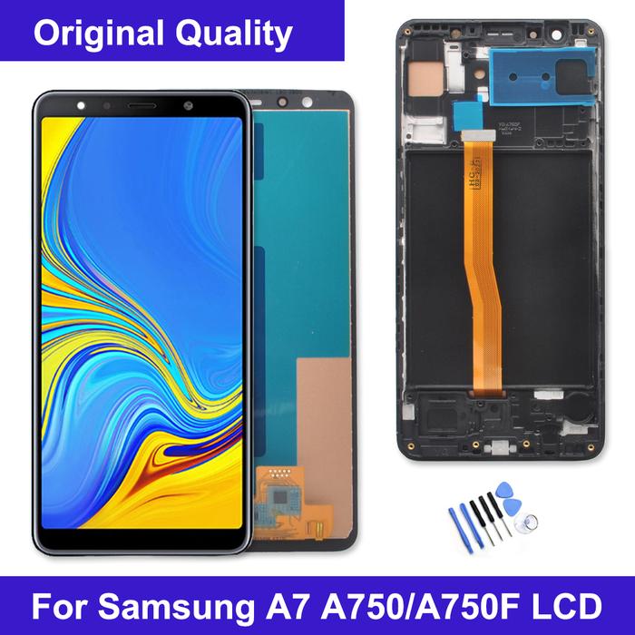 for Samsung Galaxy A7 2018 A750 A750F Lcd Display Touch Screen