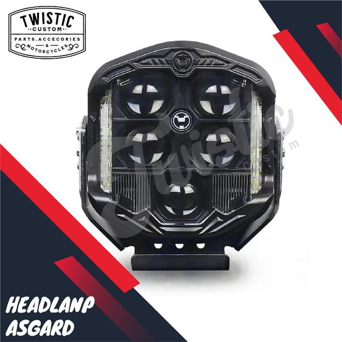 Headlamp Asgard LED Motor Custom Universal Bobber Chopper Tracker
