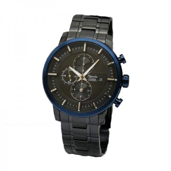 AC 6323 Black Blue MCBUBBA  Jam Tangan Pria