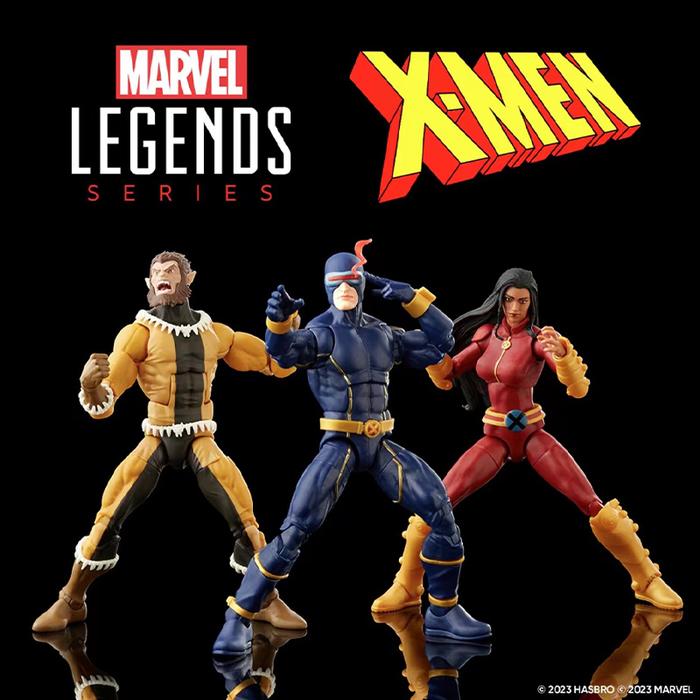 Seri Hasbro Marvel Legends Cyclops/Fang/MonetSt.Croix/Kid Omega/Emma