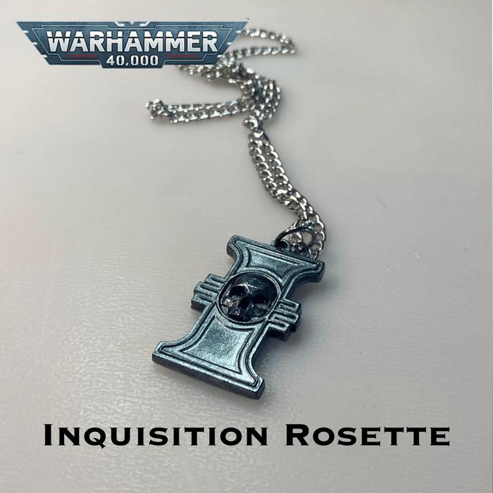 Kalung Warhammer Inquisition Rosette 40K Necklace