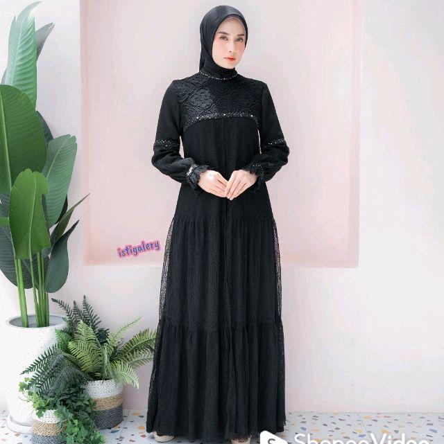 #gamishitamburkat zalifa gamis mewah Dewasa Lebaran