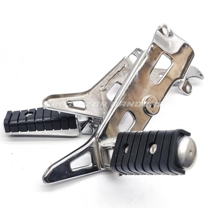 Terlaris FOOTSTEP FOOT STEP DUDUKAN STEP BELAKANG FORCE 1 F1ZR VEGA R LAMA PLUS KARET STEP BELAKANG 