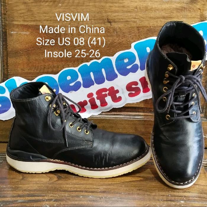 VISVIM,  MADE IN CHINA, SIZE US 08, INSOLE 25-26 (SECOND)