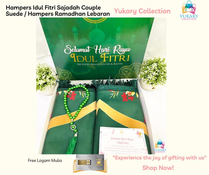 Hampers Idul Fitri/ Hampers Sajadah Couple/ Hampers Cowok/ Hampers Ramadhan Eid Mubarak