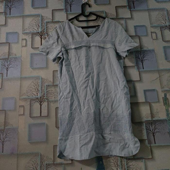 dress cantik improt motif katbol brand bonnie alex original branded