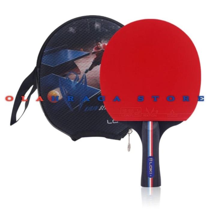Bet Pingpong Tenis Meja Loki Star 1 Carbon Original