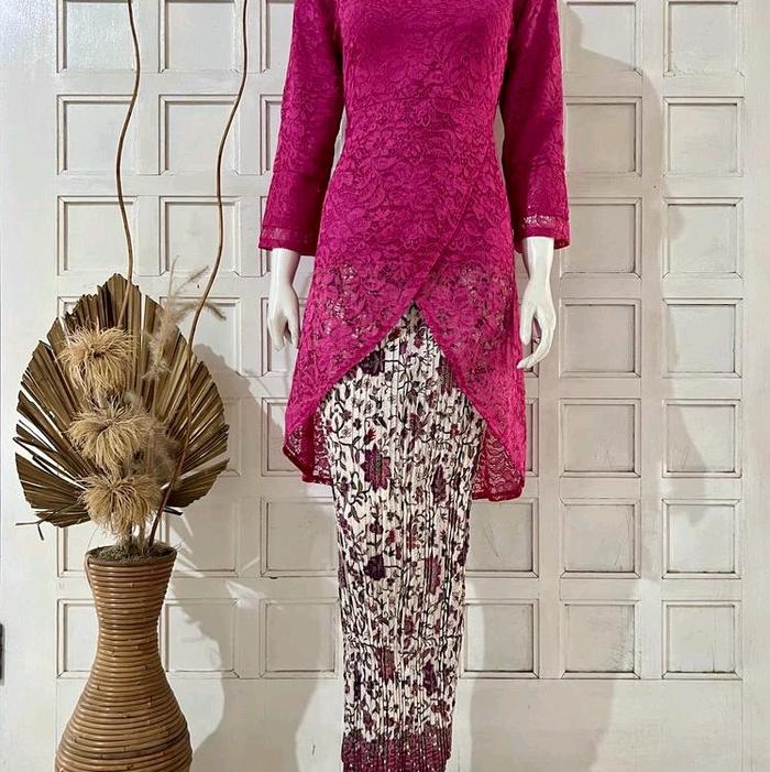atasan kebaya tunik brokat