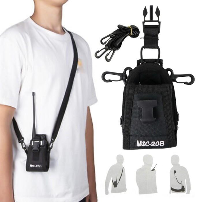 BETULAN MURAH Tas Tali Selempang Khusus HT Walkie Talkie Smartphone HP Outdoor
