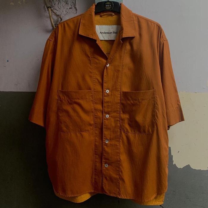 Kemeja lengan pendek andersson bell size L preloved