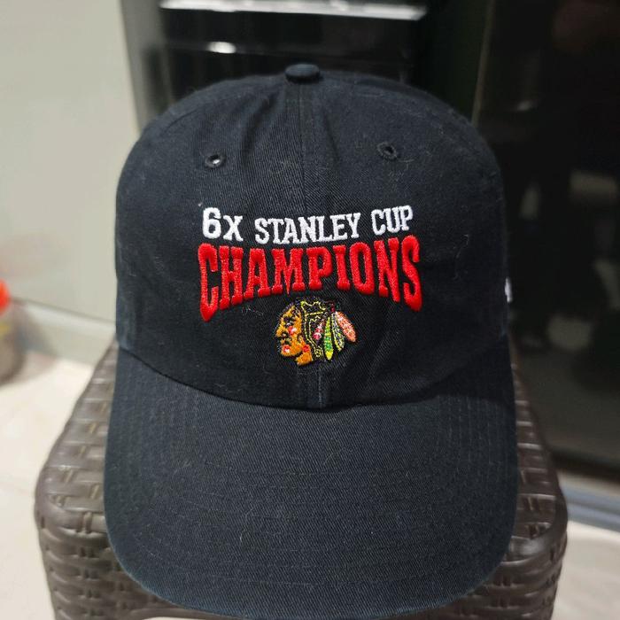 Topi caps Chicago Blackhawks 6X Stanley Cup Champions by 47 brand preloved
