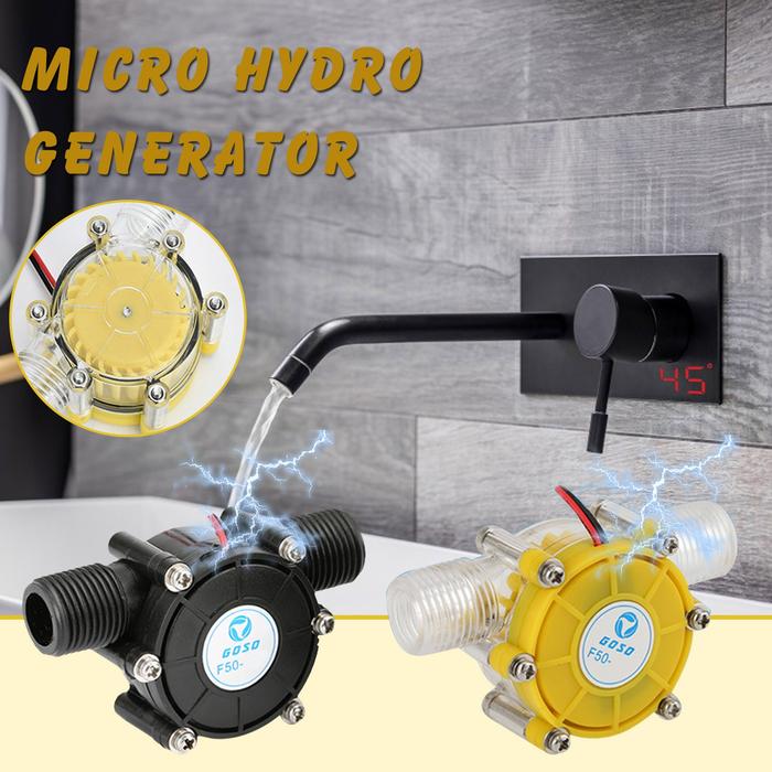 Micro-hydro Generator 5v Water Flow Pump Turbine Hydroelectric Power